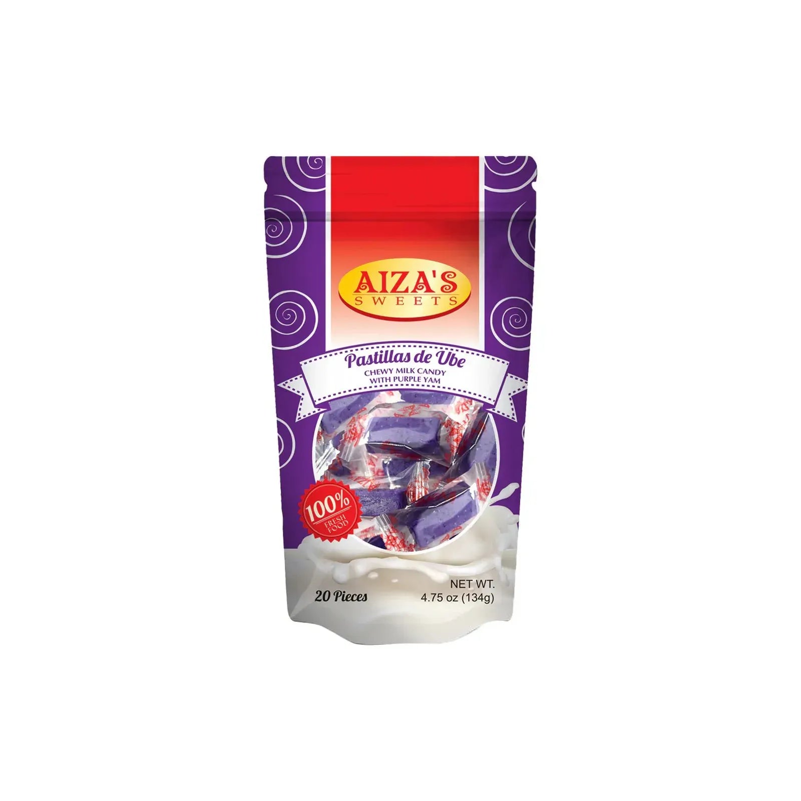 Aiza's Pastillas De Ube 134g - Golden Buffalo Grocery Store
