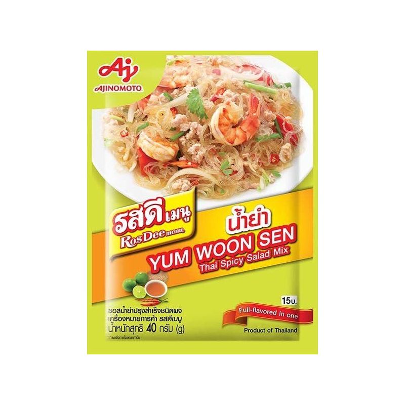 Ajinomoto Rosdee Thai Spicy Salad Mix 40g Yum Woon Sen - Golden Buffalo Grocery Store