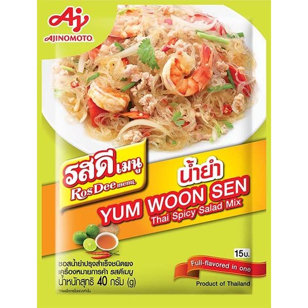 Ajinomoto Rosdee Thai Spicy Salad Mix 40g Yum Woon Sen