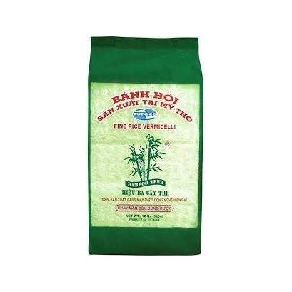 Bamboo Tree Fine Rice Vermicelli - Banh Hoi (Green) 340g - Golden Buffalo Grocery Store