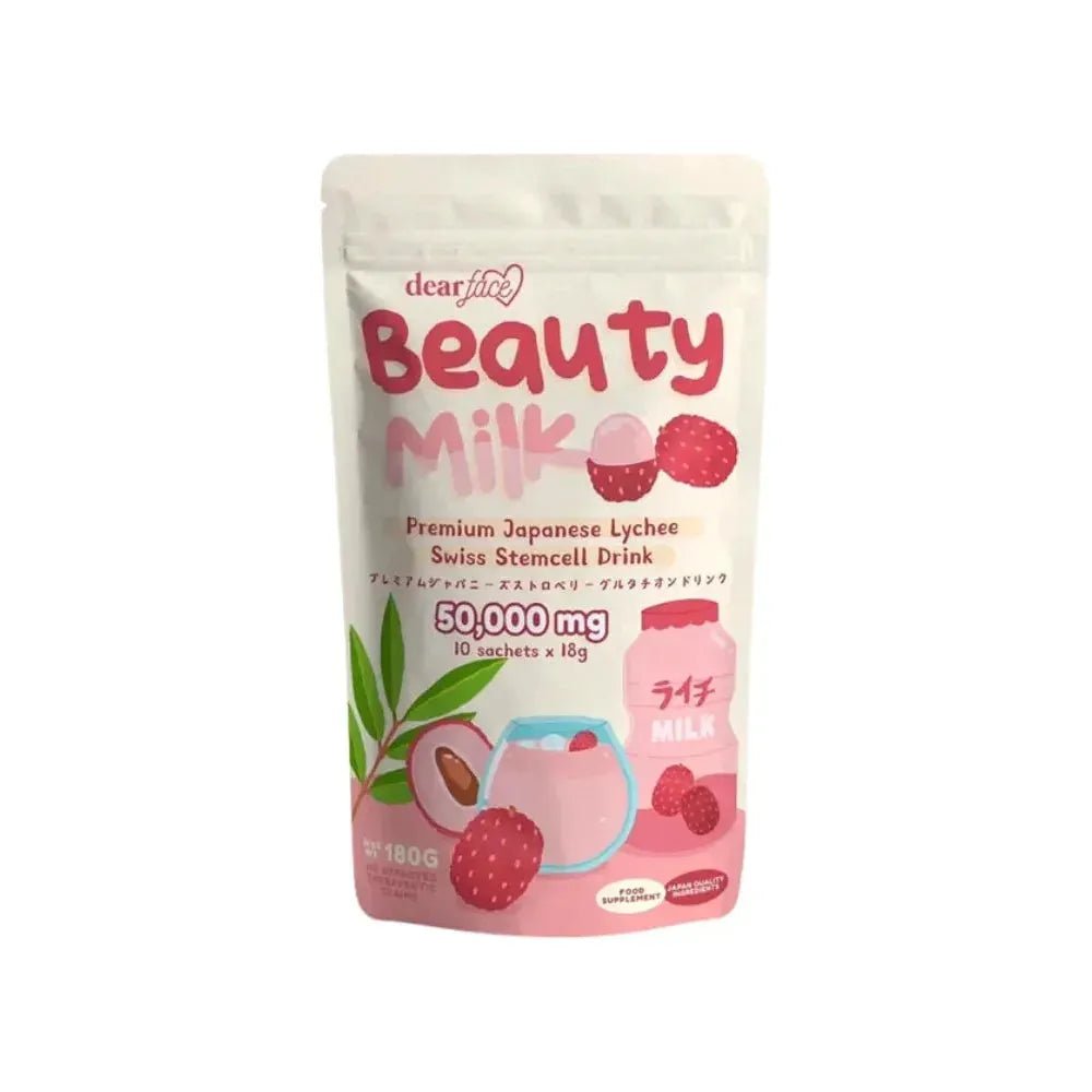 Beauty Milk Japanese Lychee 18g x 10 - Golden Buffalo Grocery Store