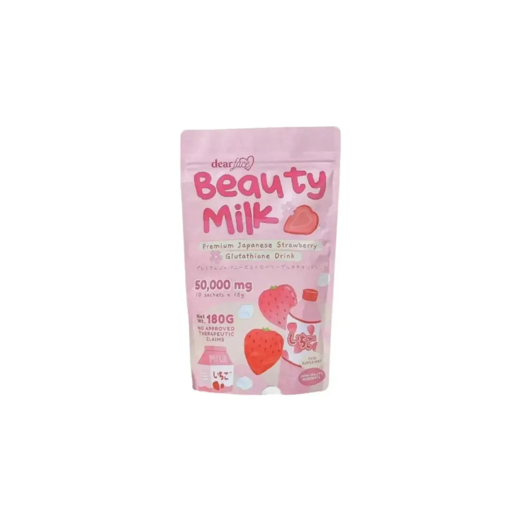 Beauty Milk Japanese Strawberry 18g x 10 - Golden Buffalo Grocery Store