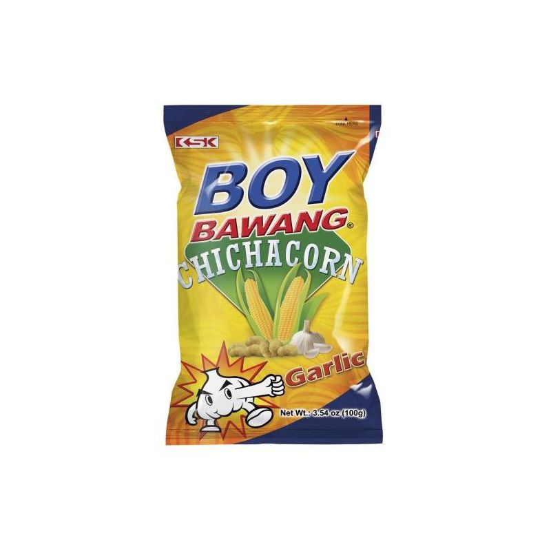 Boy Bawang Chichacorn - Garlic 100g - Golden Buffalo Grocery Store