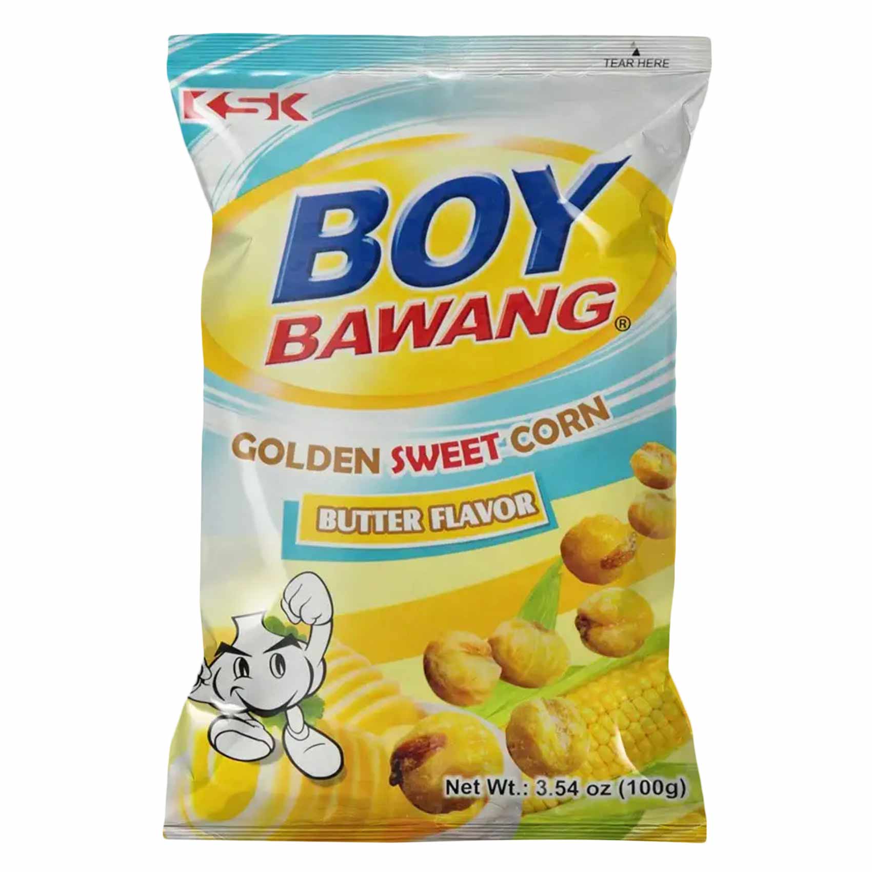 Boy Bawang Cornick Golden Sweet Corn Butter Flavor 100g - Golden Buffalo Grocery Store