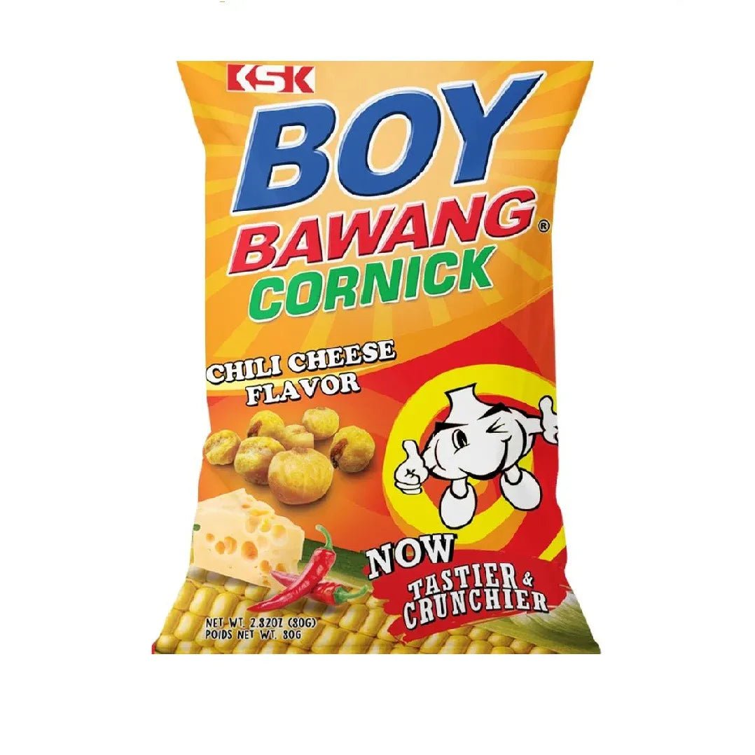 Boy Bawang Cornicks - Chili Cheese 80g - Golden Buffalo Grocery Store