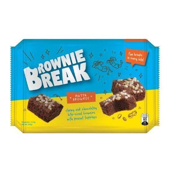 Brownie Break Nutty Brownie 14.5g x 20 - Golden Buffalo Grocery Store