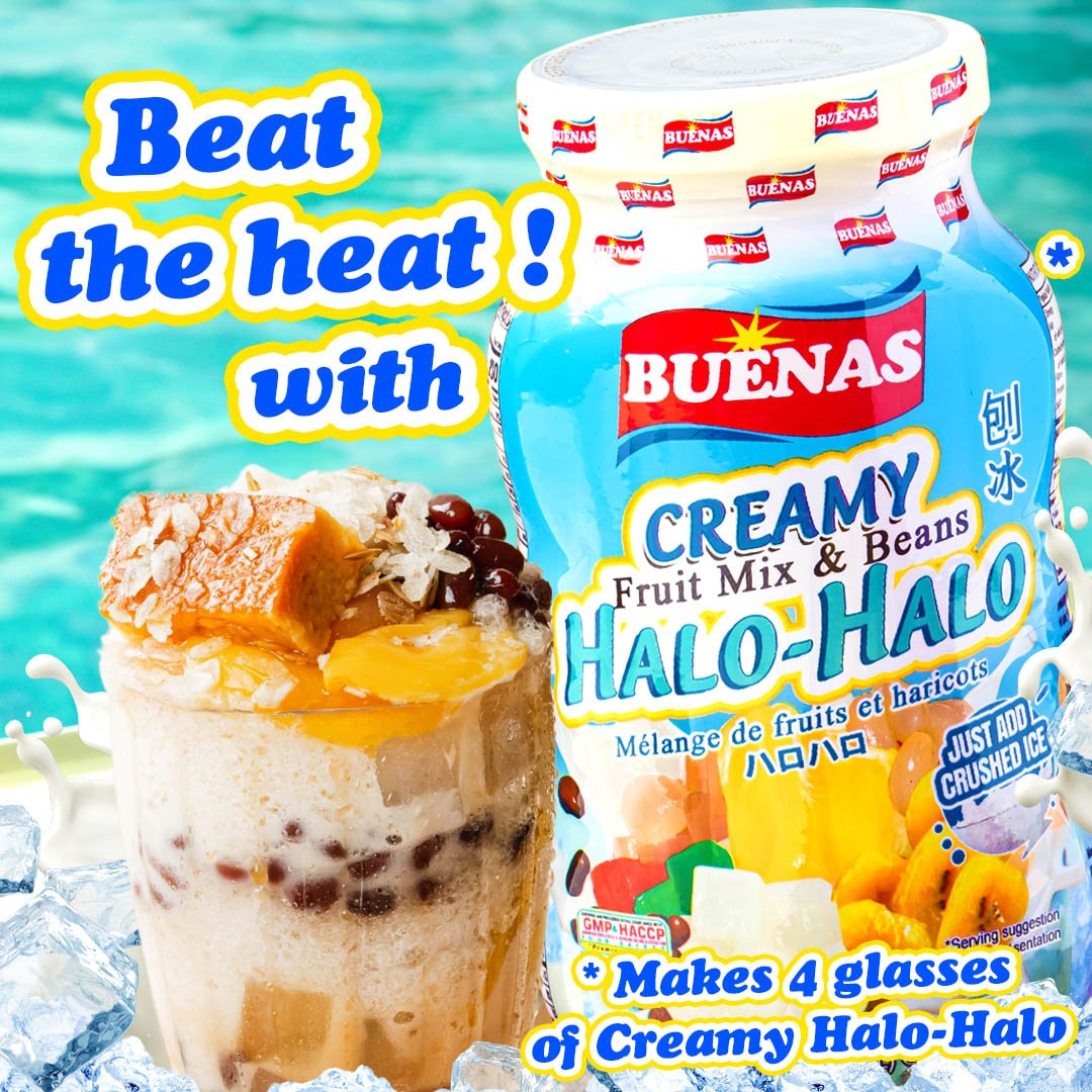 Buenas Creamy Halo Halo 340mL - Golden Buffalo Grocery Store