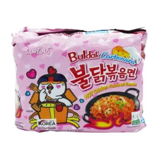 Buldak Hot Chicken Carbonara Ramen 650g - Golden Buffalo Grocery Store