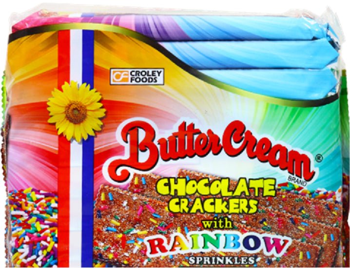 ButterCream Chocolate Crackers Rainbow 250g - Golden Buffalo Grocery Store