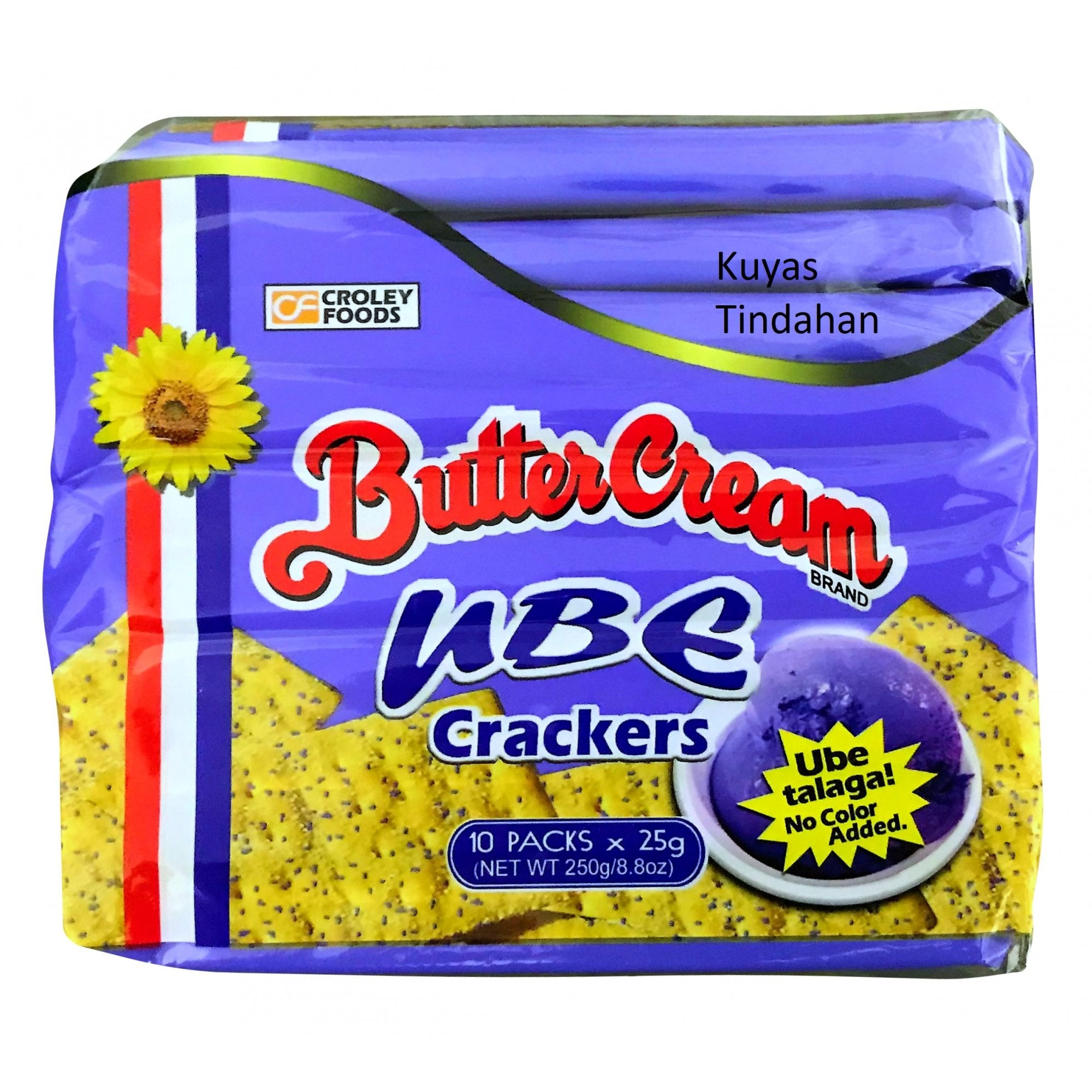 ButterCream Ube Crackers 25g x 10 - Golden Buffalo Grocery Store