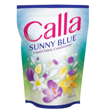 Calla Sunny Blue Liquid Fabric Conditioner 1L - Golden Buffalo Grocery Store