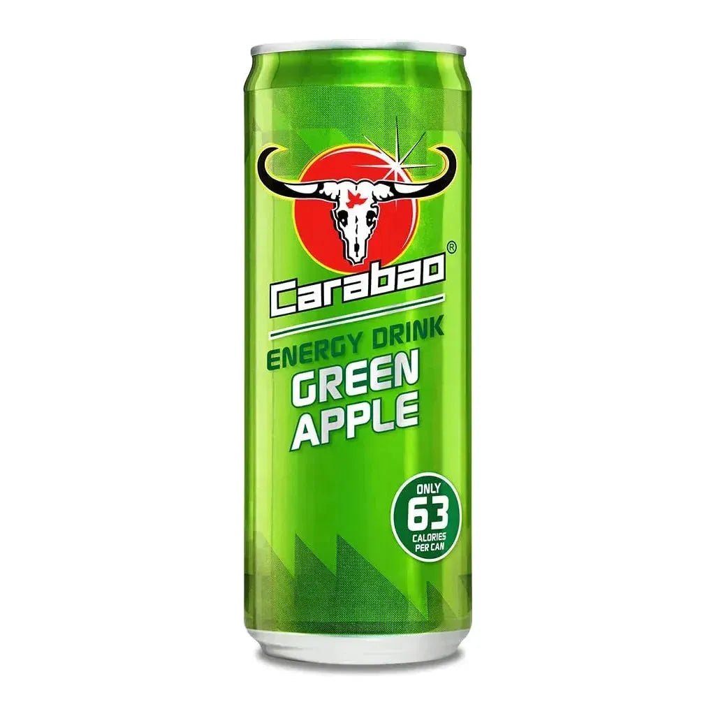 Carabao Carbonated Energy Drink Apple 330ml - Golden Buffalo Grocery Store