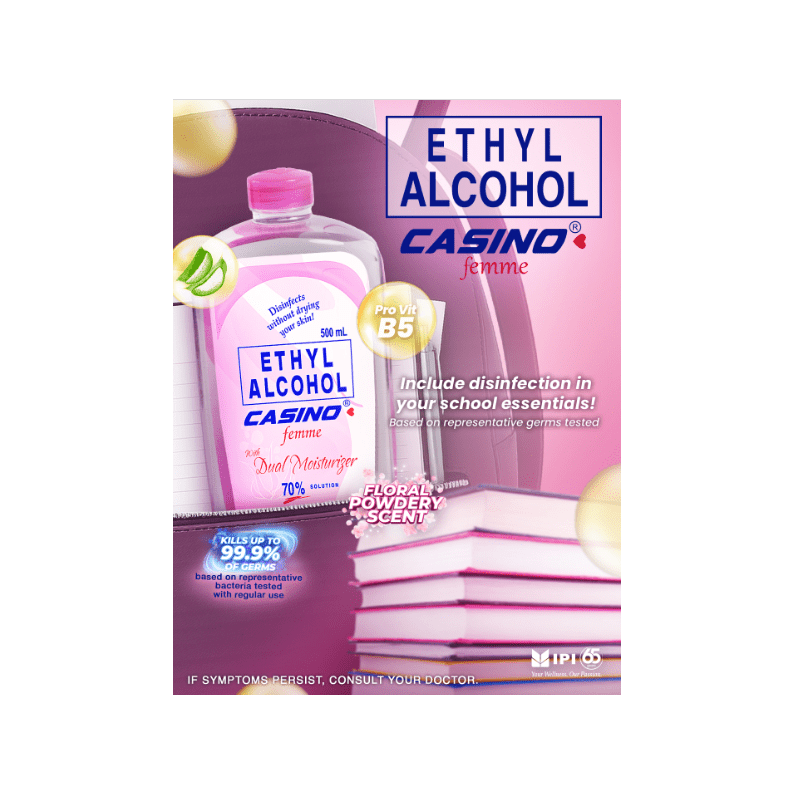 Casino 70% Alcohol with Dual Mosturtizer 500ml - Golden Buffalo Grocery Store