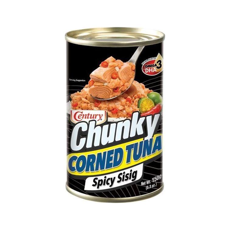 Century Chunky Corned Tuna Spicy Sisig 150g - Golden Buffalo Grocery Store