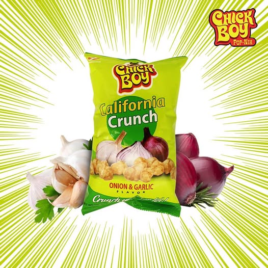 ChickBoy California Crunch Snack Onion & Garlic 100g - Golden Buffalo Grocery Store