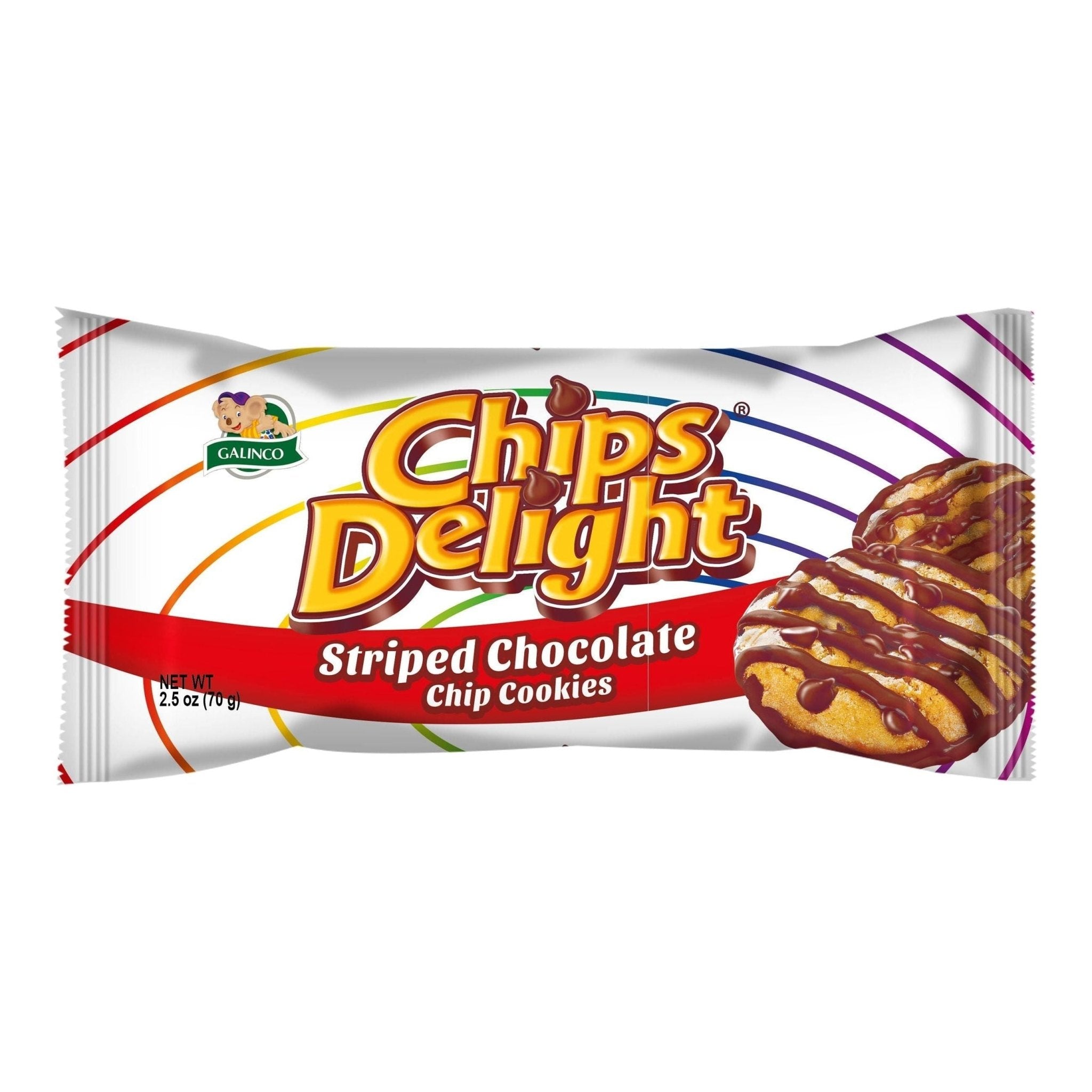 Chip Delights Striped Chocolate Chip Cookies - Golden Buffalo Grocery Store