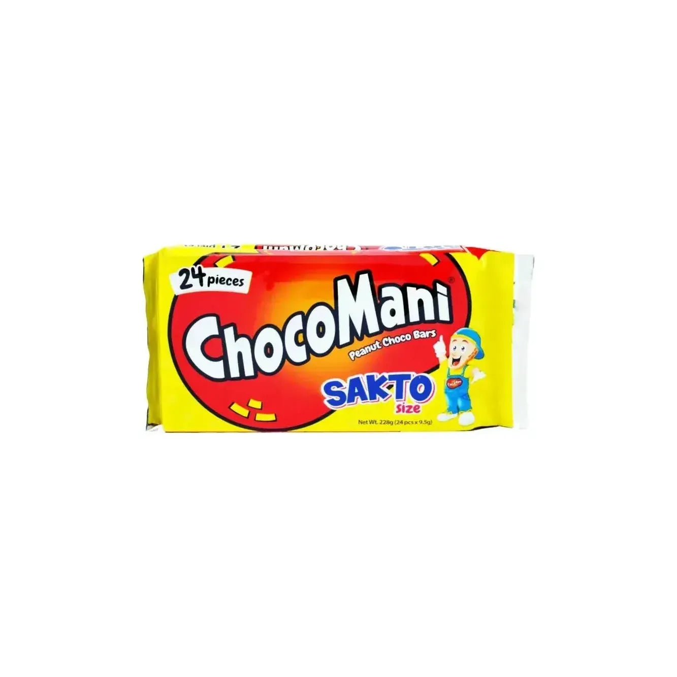 Choco Mani Peanut Choco Bars 228g - Golden Buffalo Grocery Store