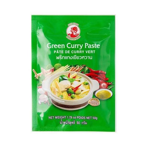 Cock Green Curry Paste 50g - Golden Buffalo Grocery Store