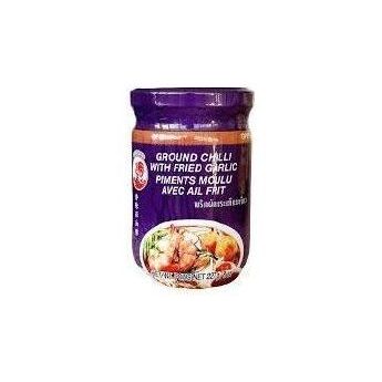 Cock Ground Chili with Fried Garlic 227g - Golden Buffalo Grocery Store