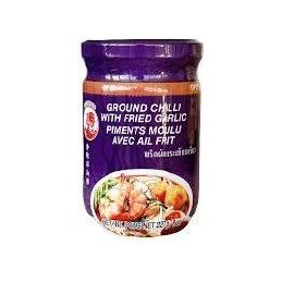 Cock Ground Chili with Fried Garlic 227g - Golden Buffalo Grocery Store