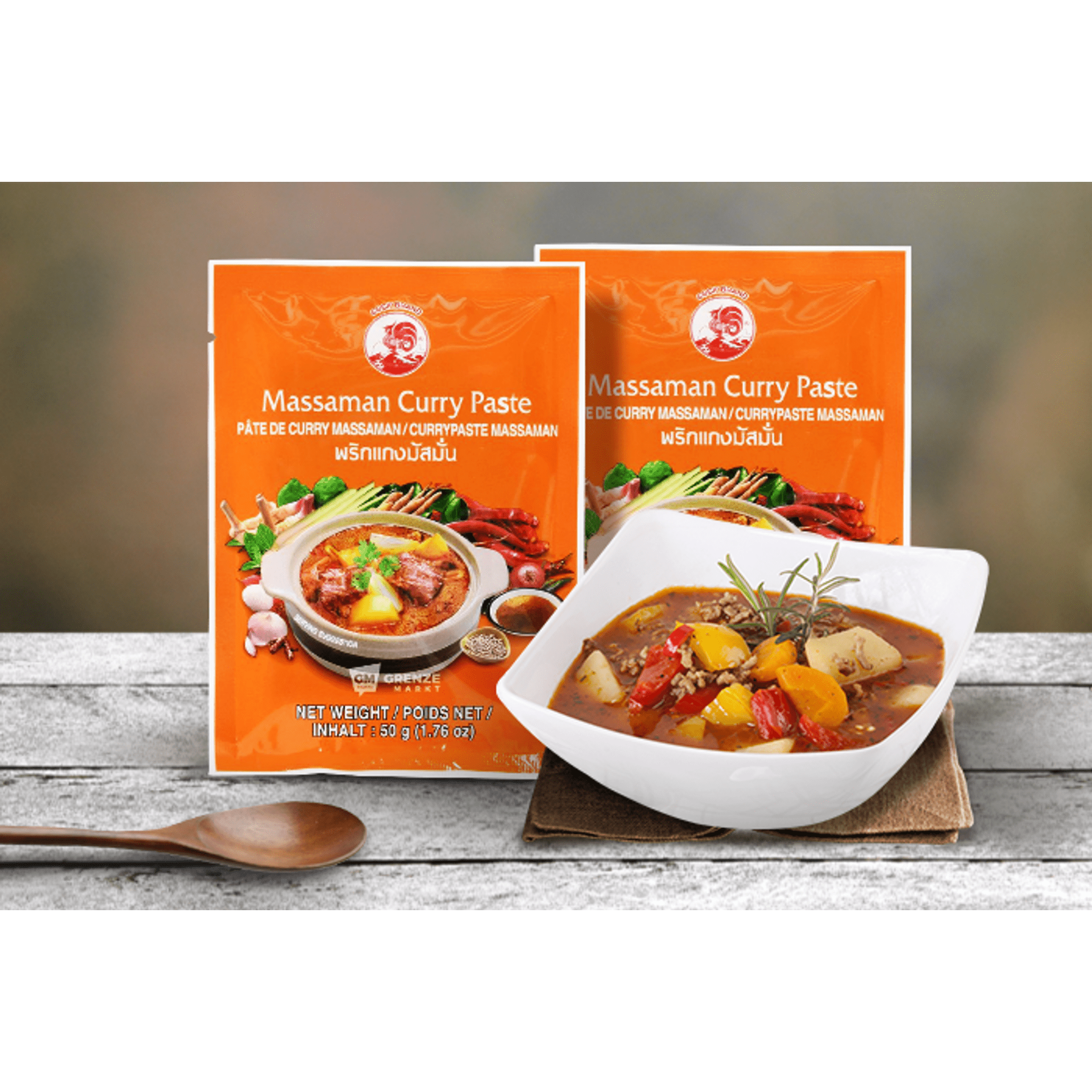 Cock Massaman Curry Paste 50g - Golden Buffalo Grocery Store