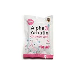 Alpha 3+ Plus Arbutin Collagen Soap 80g - Golden Buffalo Grocery Store