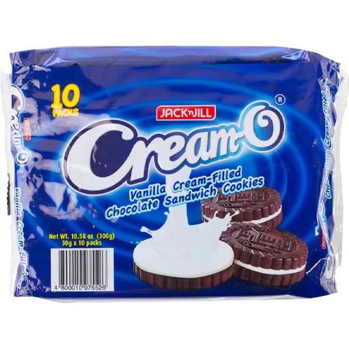 Cream O Vanilla Cream Filled Chocolate Sandwich Cookies 300g - Golden Buffalo Grocery Store
