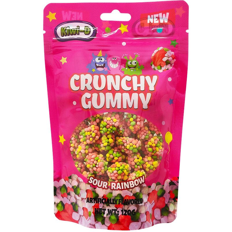 Crunchy Gummy Cluster Rainbow 120g - Golden Buffalo Grocery Store