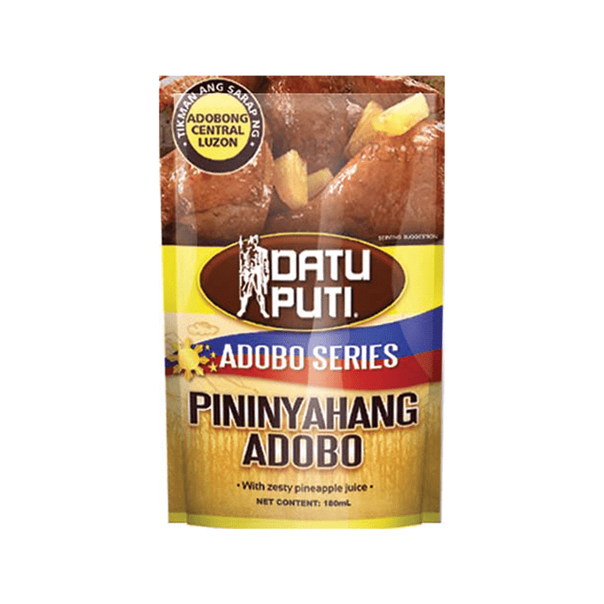 Datu Puti Adobo Series: Pininyahang Adobo (180mL SUP) - Golden Buffalo Grocery Store