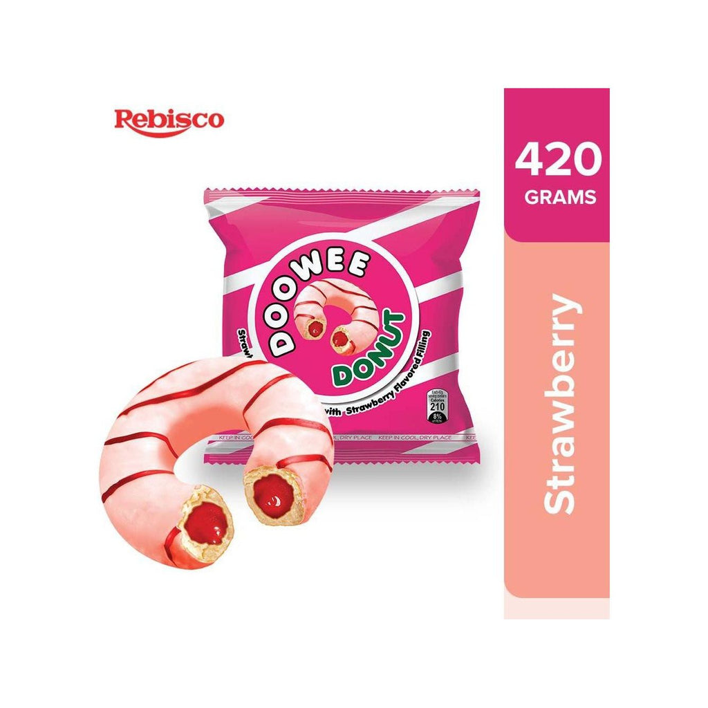 Doowee Donut Strawberry 420g - Golden Buffalo Grocery Store