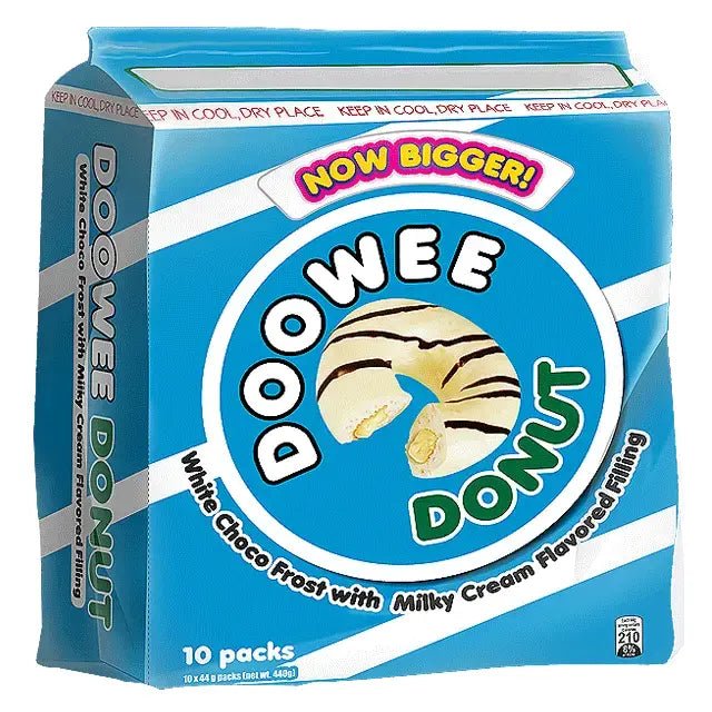 Doowee Donut White Choco - Golden Buffalo Grocery Store