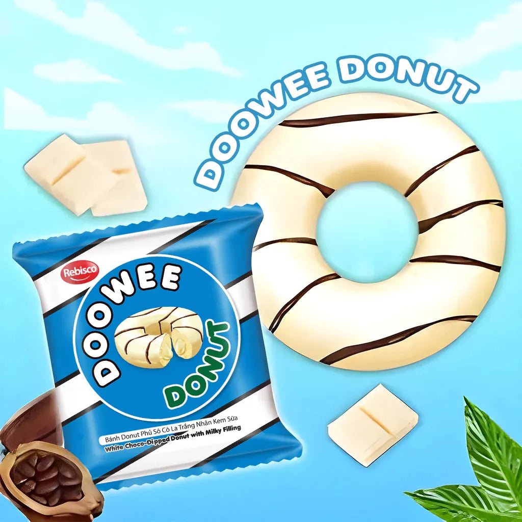 Doowee Donut White Choco - Golden Buffalo Grocery Store