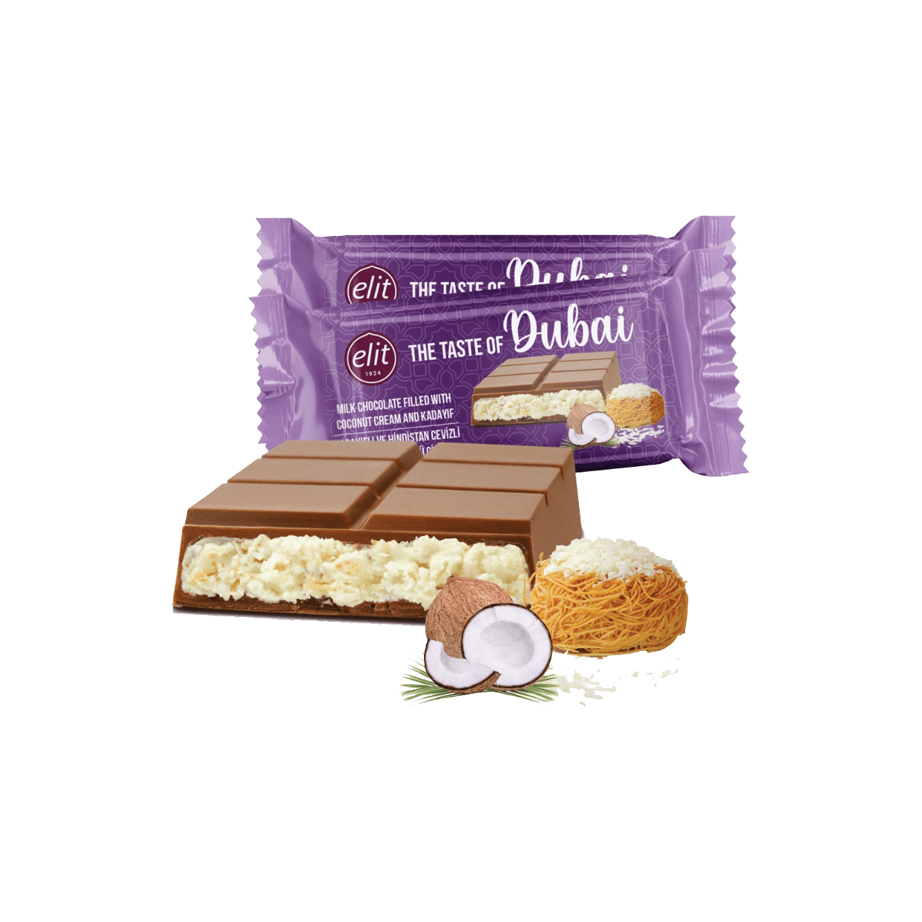 Elit "The Taste of Dubai" - Dubai Chocolate Pistachio 90g - Golden Buffalo Grocery Store