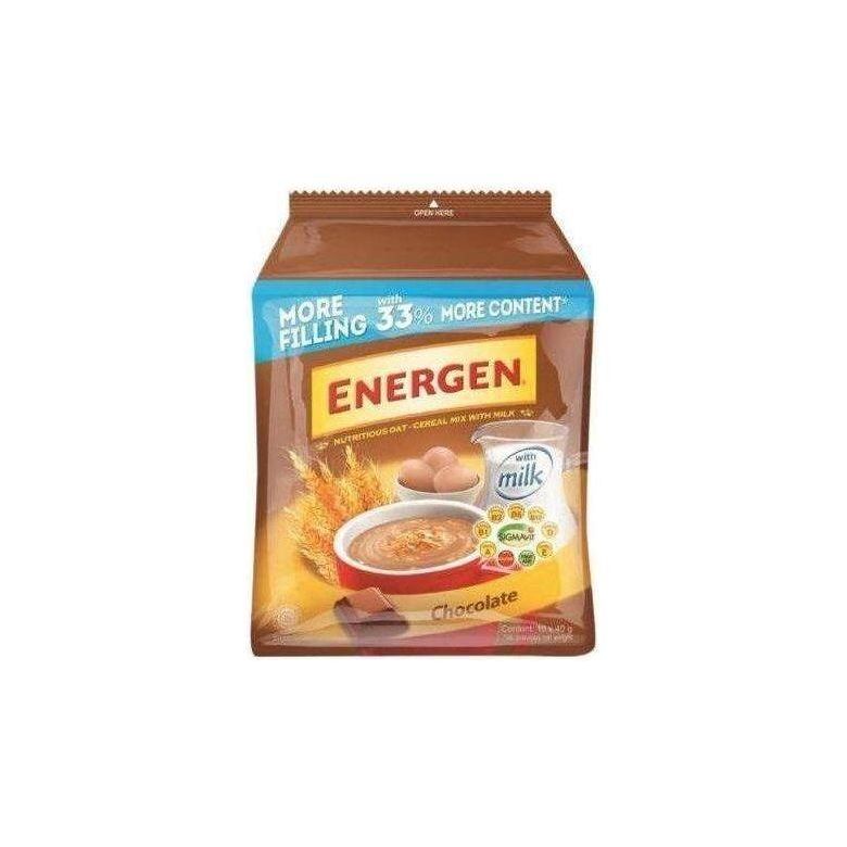 Energen Cereal Mix with Milk 40g x 10 - Chocolate - Golden Buffalo Grocery Store