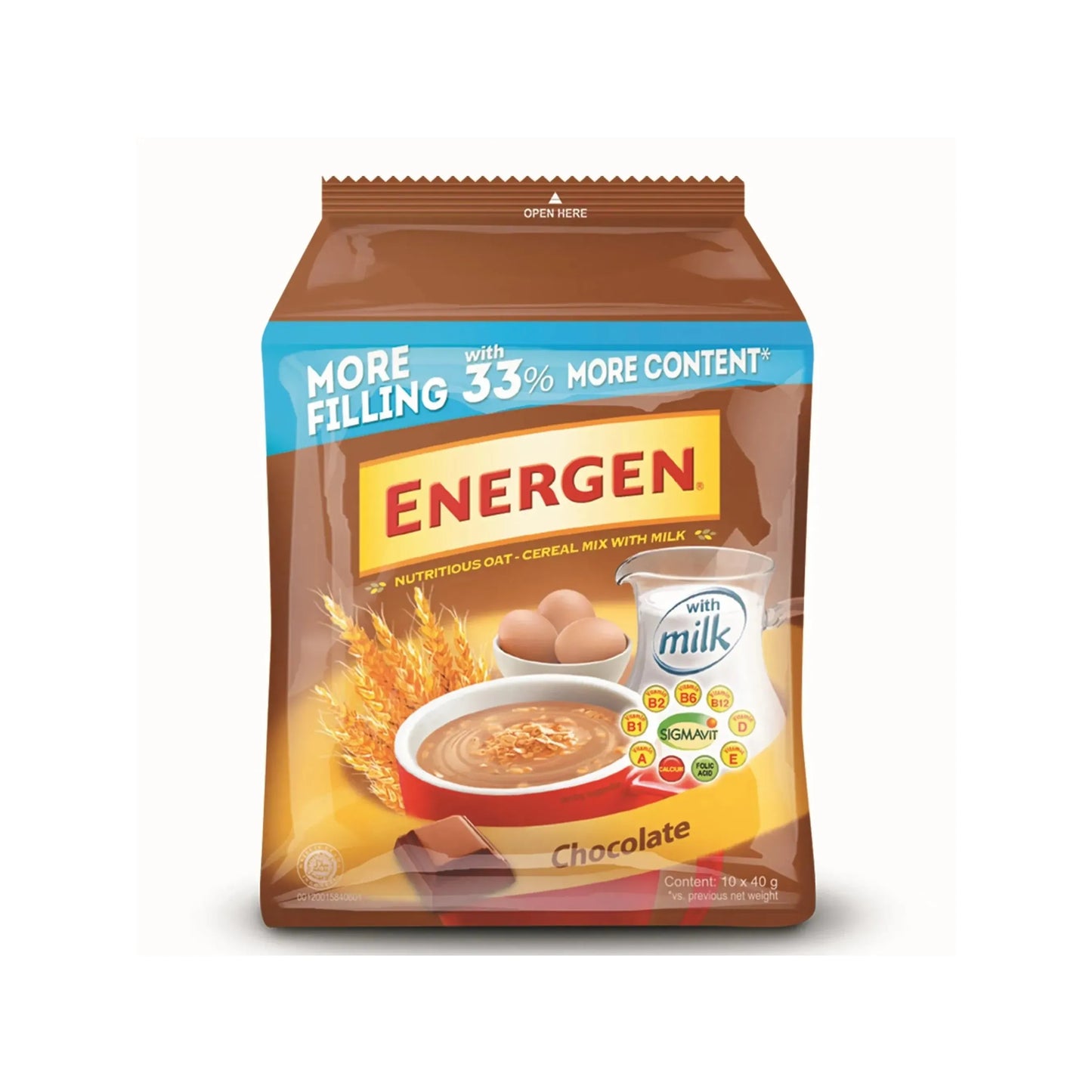 Energen Chocolate Bag 400g - Golden Buffalo Grocery Store