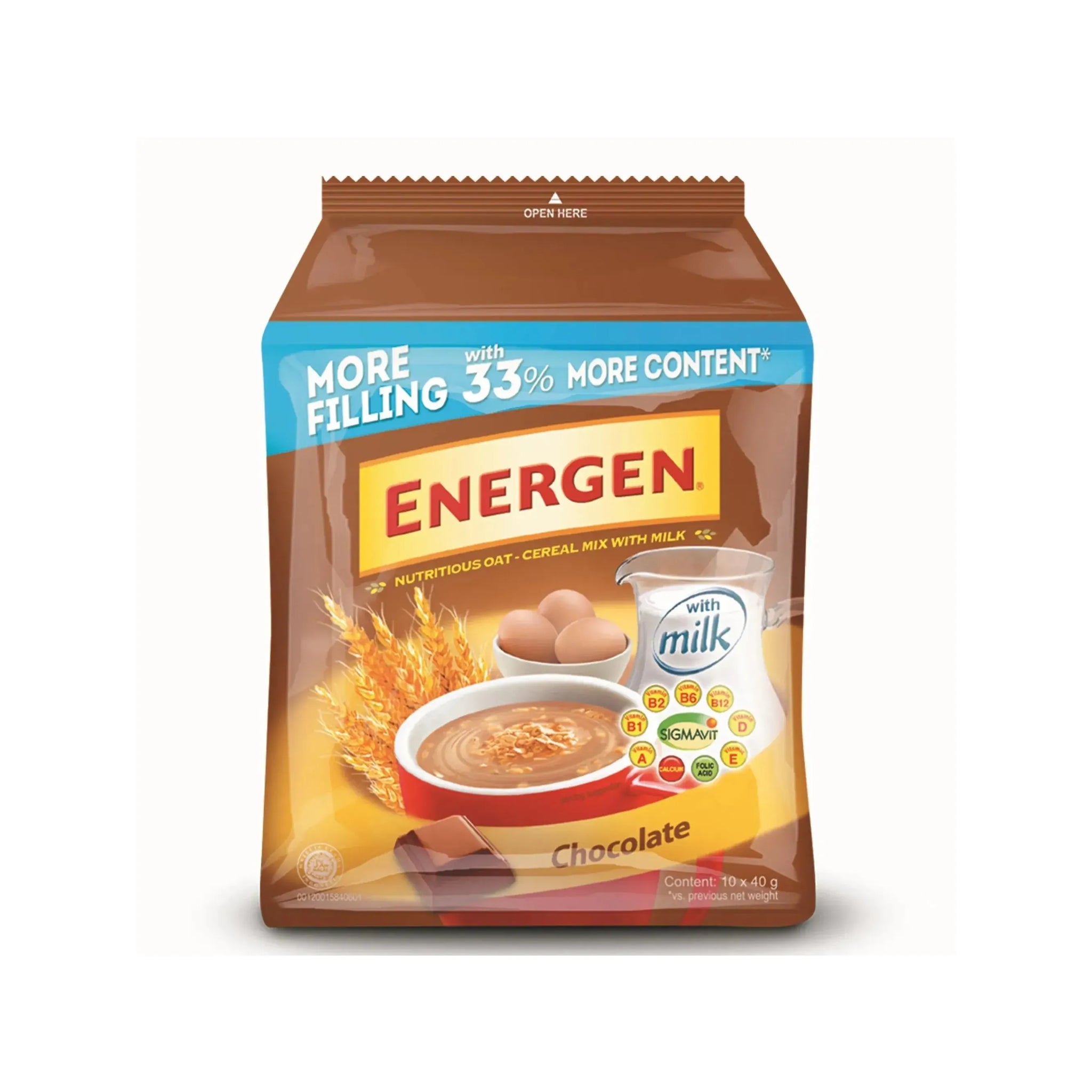 Energen Chocolate Bag 400g - Golden Buffalo Grocery Store