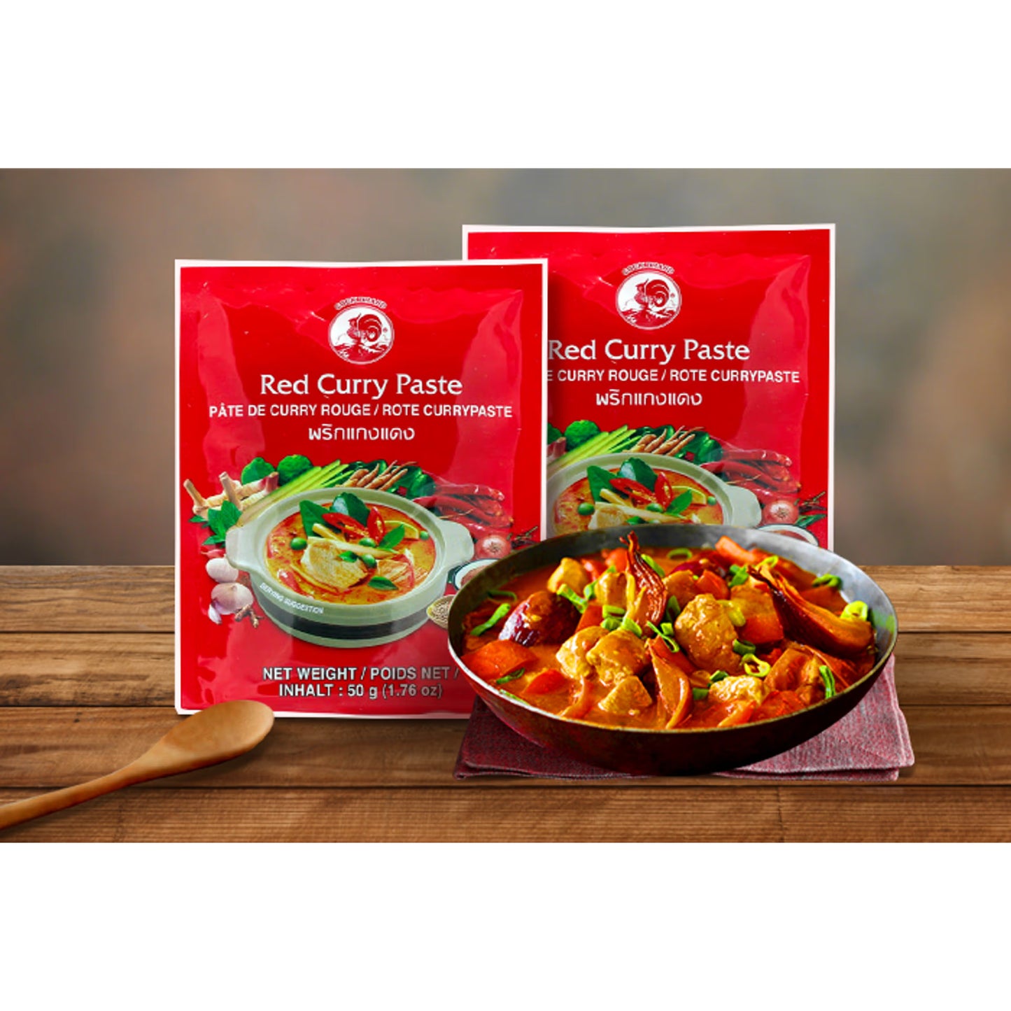 Cock Red Curry paste 50g