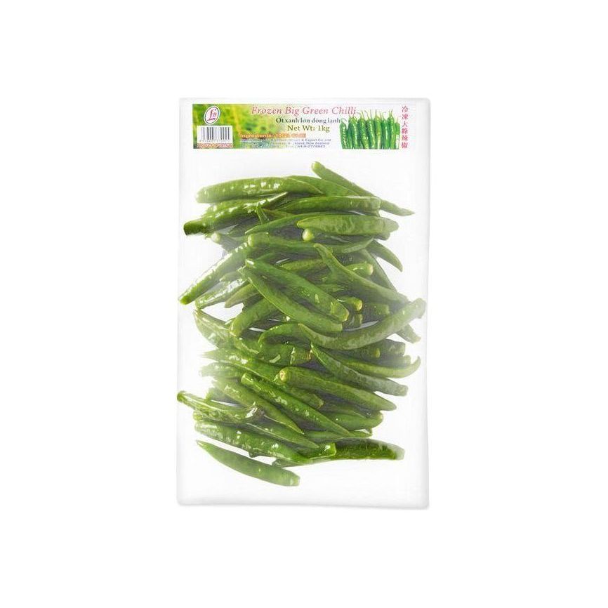 Frozen Big Green Chili 1kg - Golden Buffalo Grocery Store