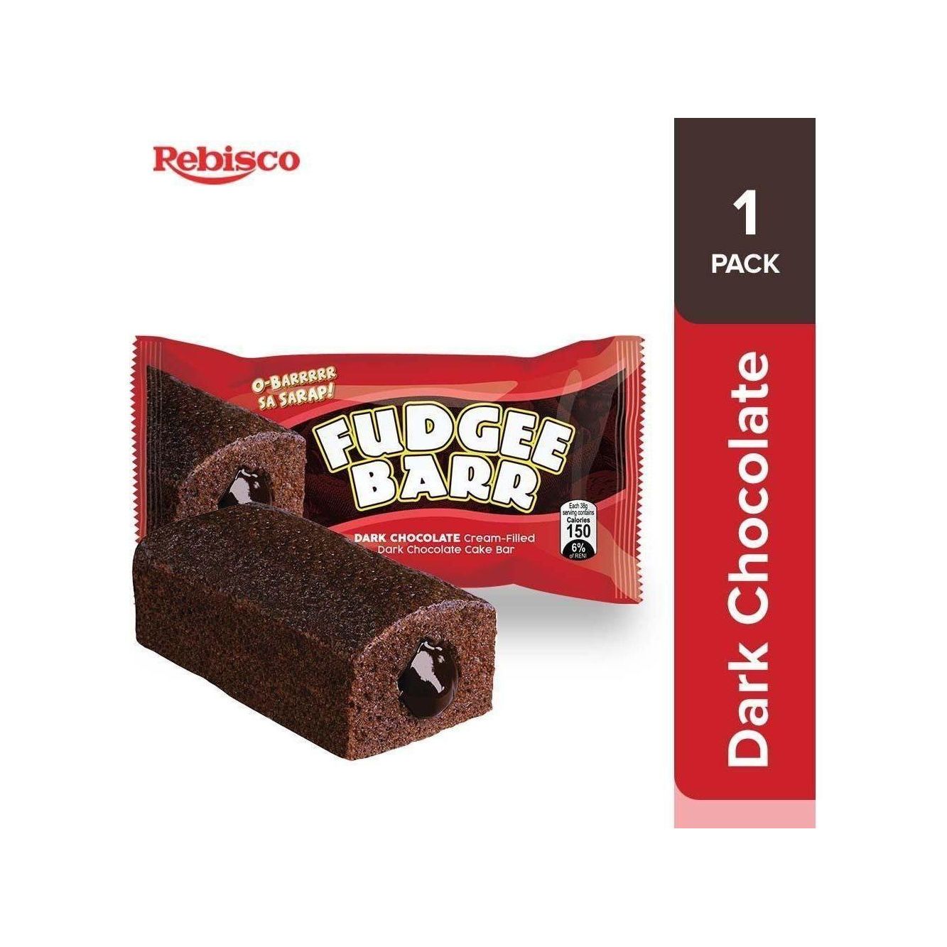 Fudgee Barr Dark Chocolate 40g x 10p - Golden Buffalo Grocery Store