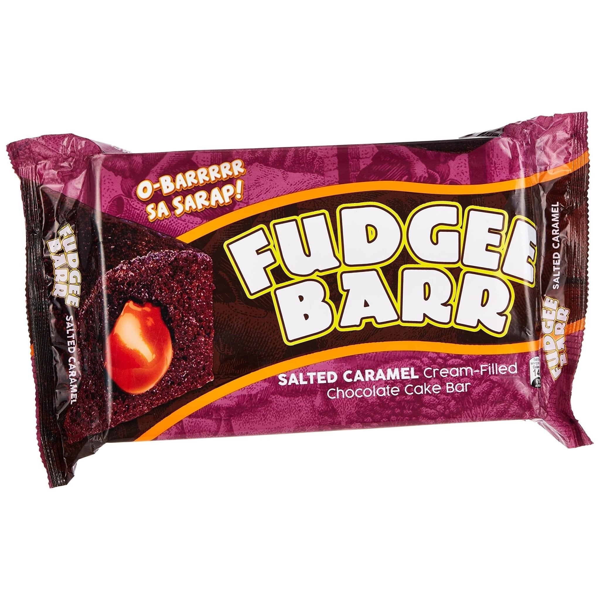 Fudgee Barr Salted Caramel 40g x 10p - Golden Buffalo Grocery Store