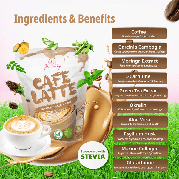 Glowing Shape Cafe Latte 10s x 20g - Golden Buffalo Grocery Store