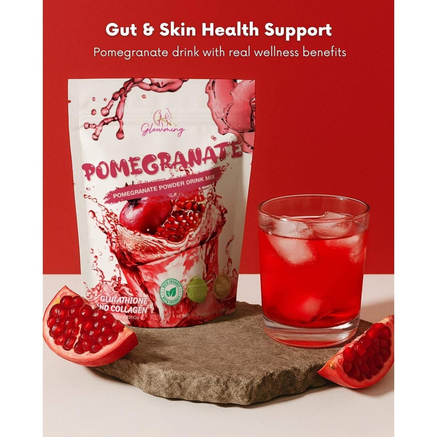 Glowing Shape Detox - Pomergranate - Golden Buffalo Grocery Store