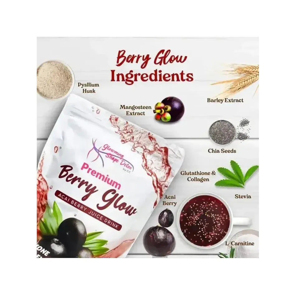 Glowing Shape Detox - Premium Berry Glow - Golden Buffalo Grocery Store