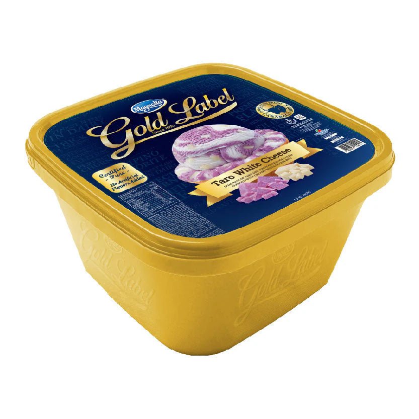 Gold Label Frozen Ice Cream Taro White Cheese 1.3L Tub - Golden Buffalo Grocery Store