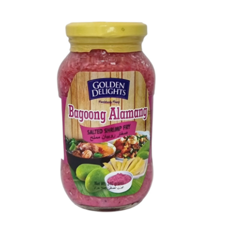 Golden Delights Bagoong Alamang Salted Shrimp Fry 340g - Golden Buffalo Grocery Store