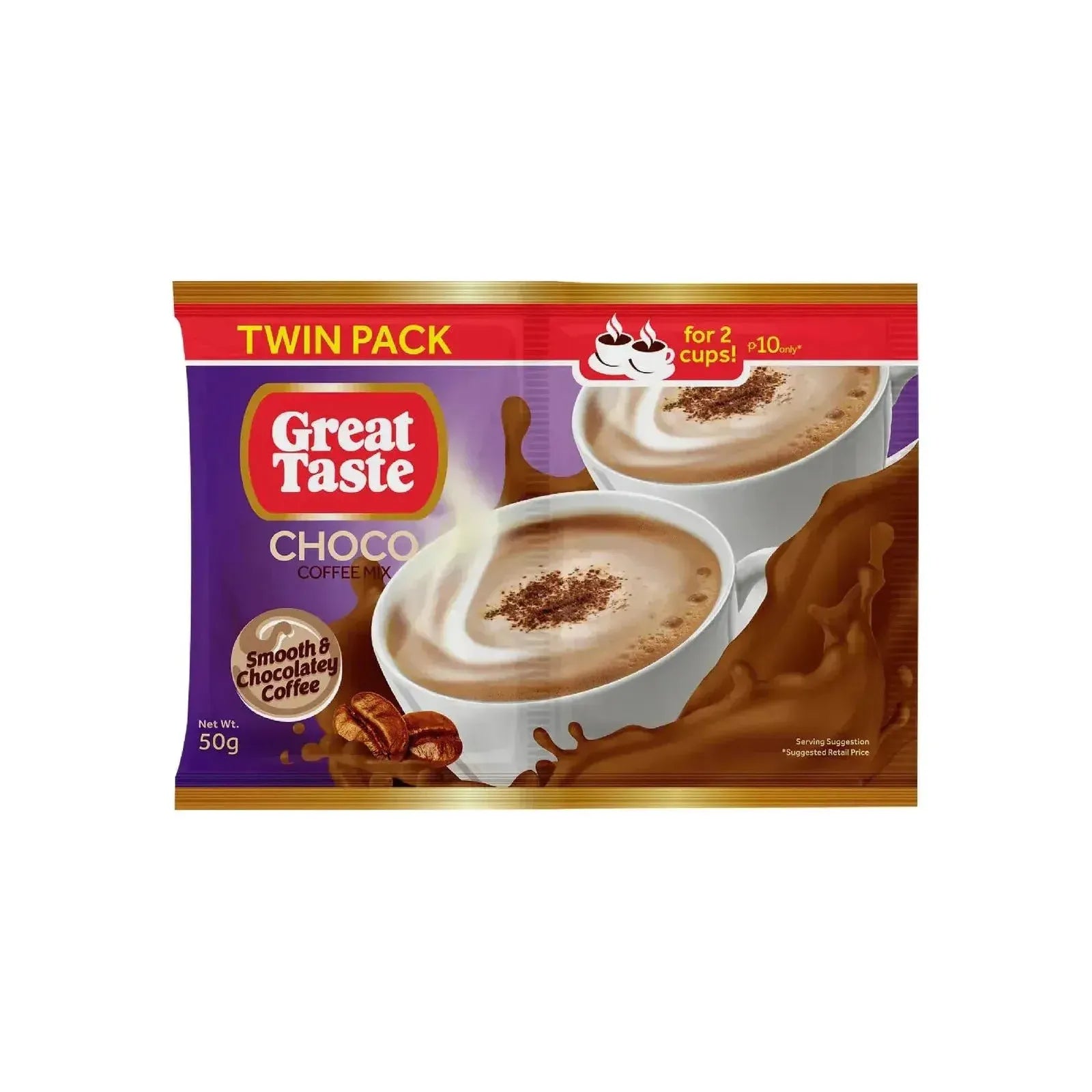 Great Taste Choco Coffee Mix Twin Pack Buy 9 Get 1 Free - Golden Buffalo Grocery Store