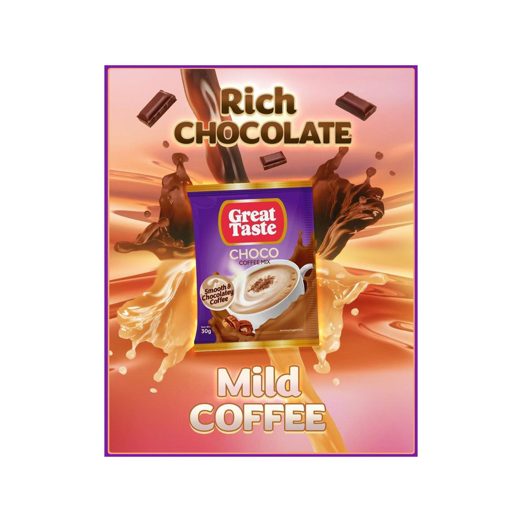 Great Taste Choco Coffee Mix Twin Pack Buy 9 Get 1 Free - Golden Buffalo Grocery Store