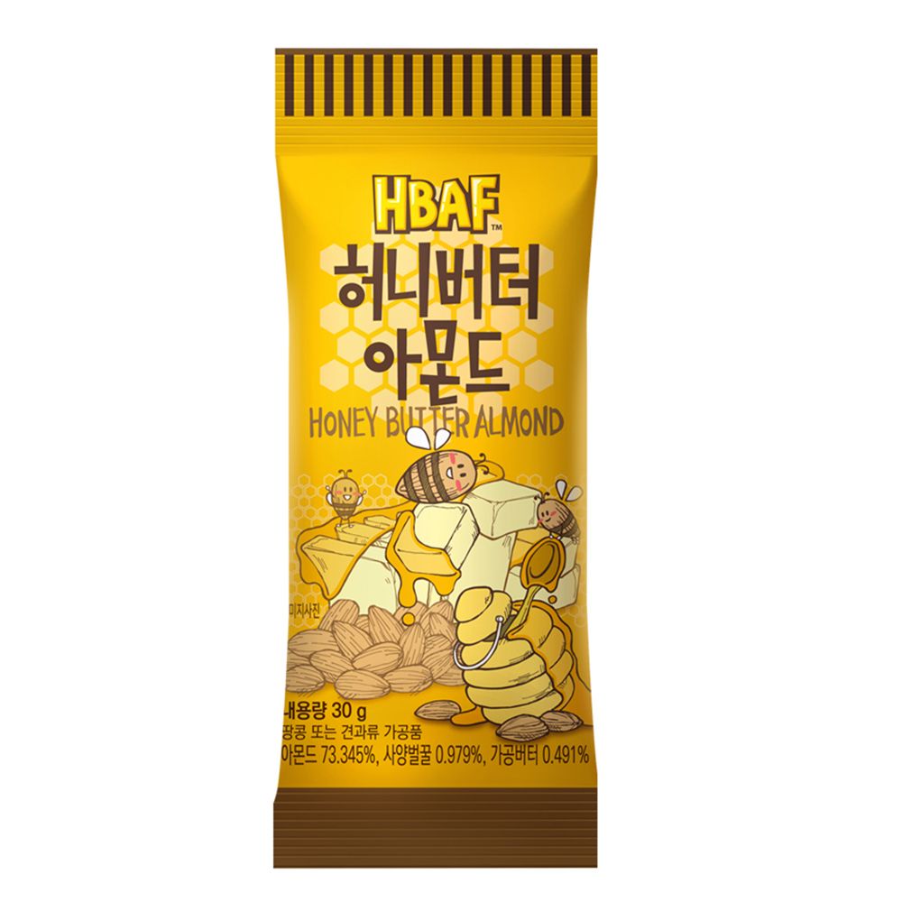 HBAF Honey Butter Almond 30g - Golden Buffalo Grocery Store