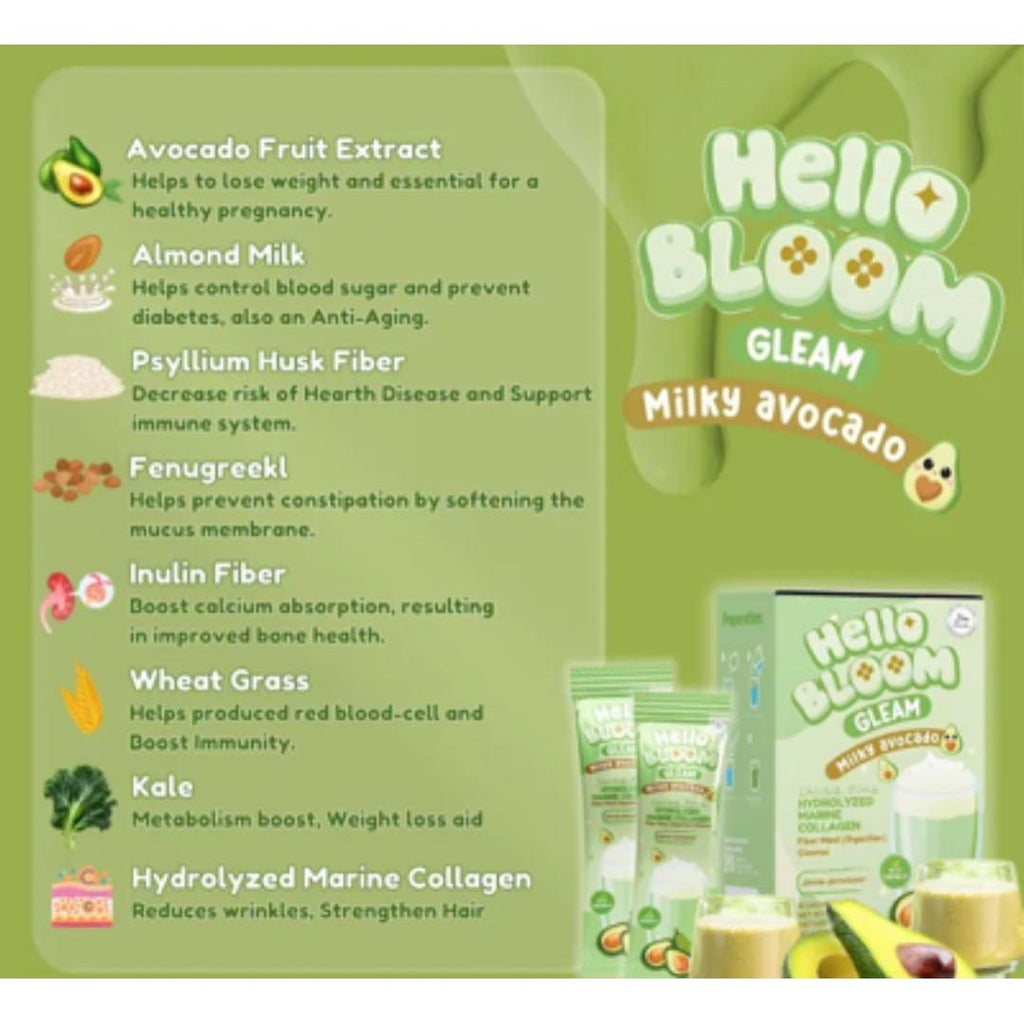 Hello Bloom Gleam Milky Avocado - Golden Buffalo Grocery Store