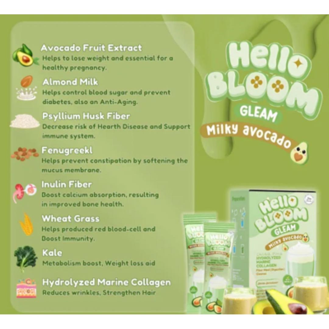Hello Bloom Gleam Milky Avocado - Golden Buffalo Grocery Store